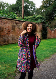 Garden Rainbow Print Popsy Coat