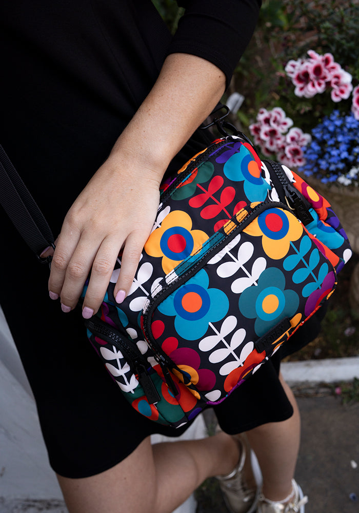 Retro Flower Cross Body Bag