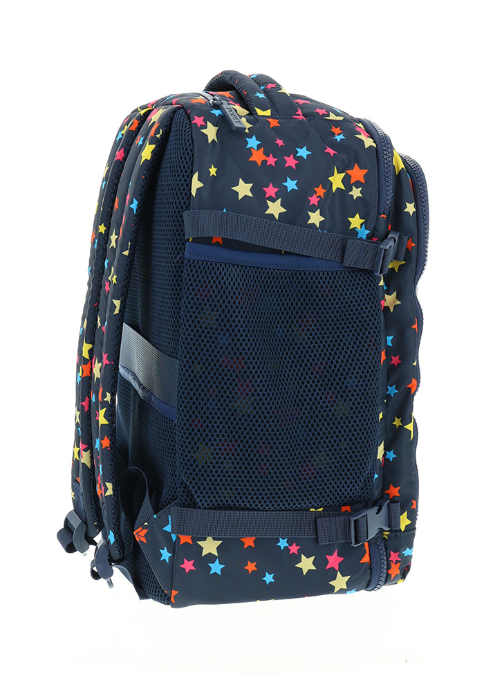 Navy Stars Print Cabin Bag