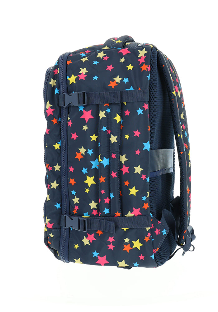 Navy Stars Print Cabin Bag