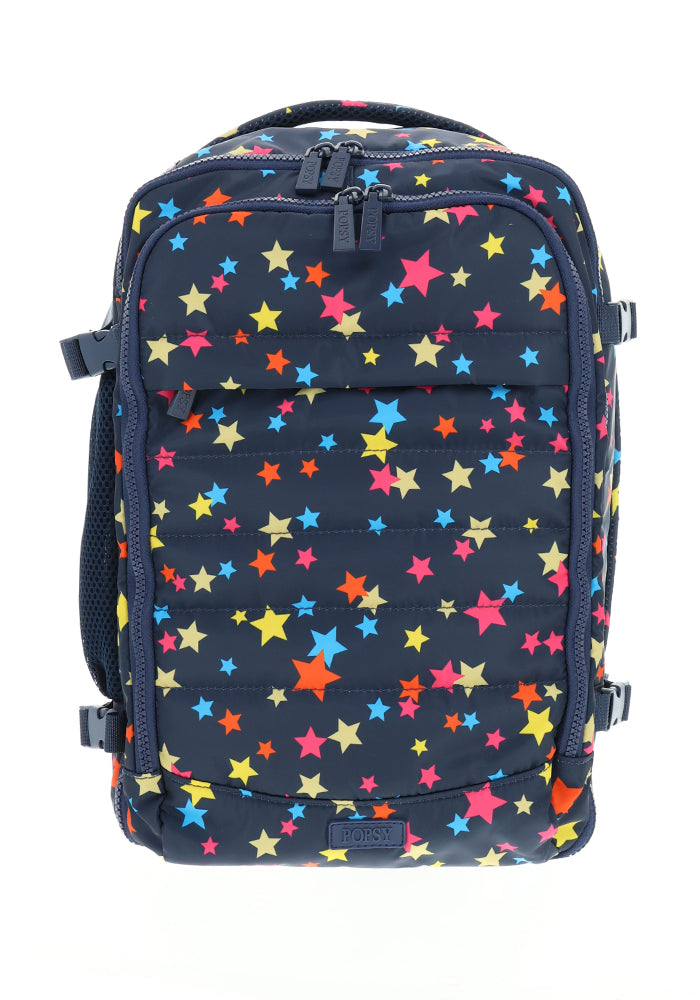 Navy Stars Print Cabin Bag