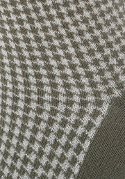 Sage Check Sparkle Socks