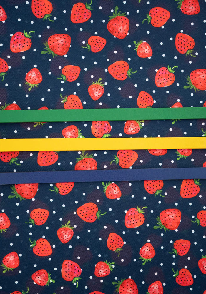 Sixth angle of Sienna Strawberry Print Dress