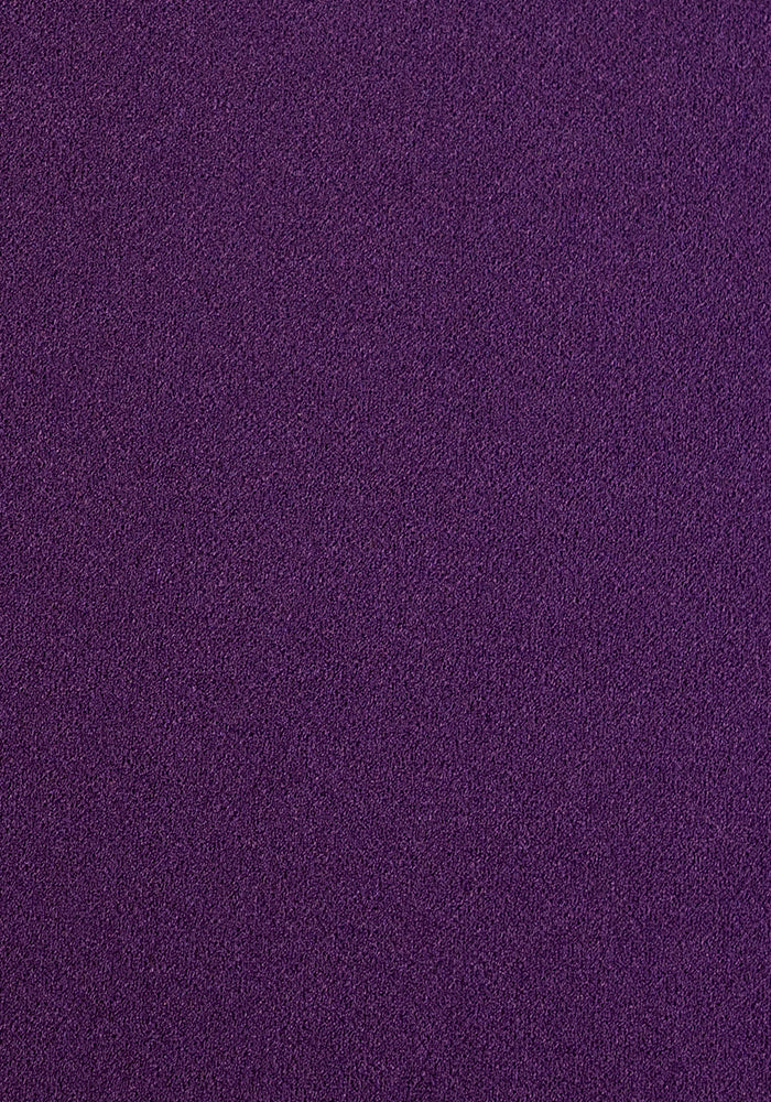 Winslet Plain Plum Midi Dress