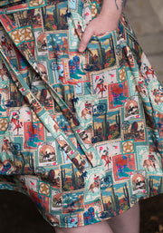 Wyatt Wild West Print Dress