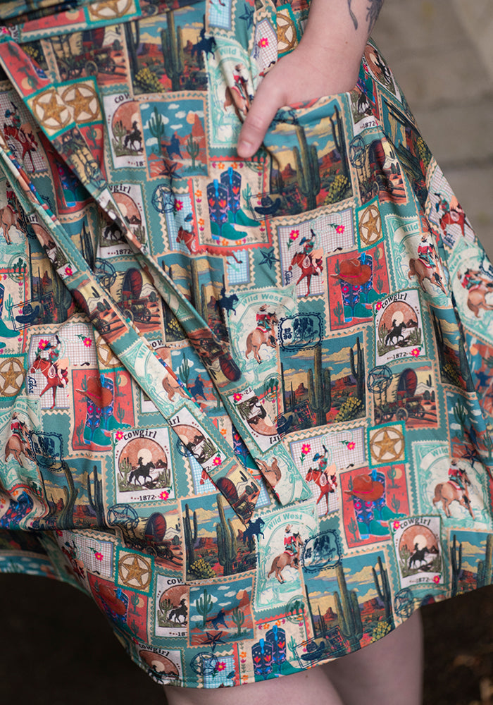 Wyatt Wild West Print Dress