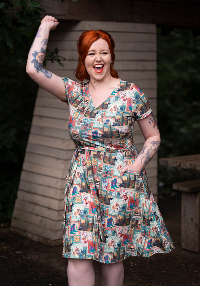 Wyatt Wild West Print Dress