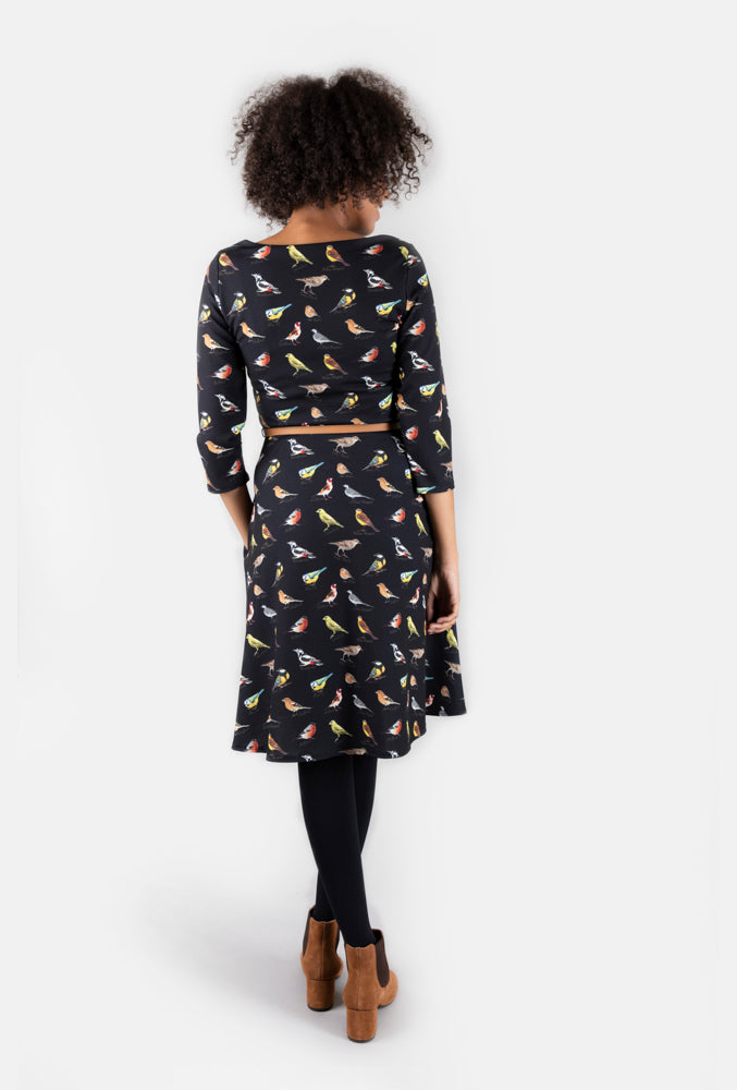 Brooke Bird Print Dress