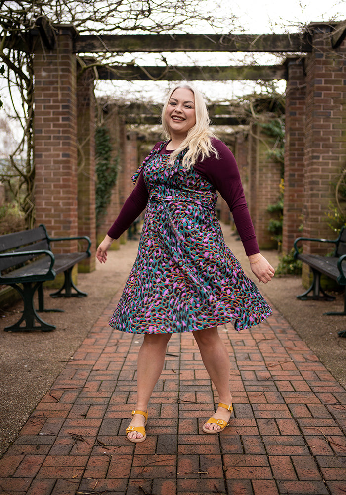 Tamar Animal Print Pinafore