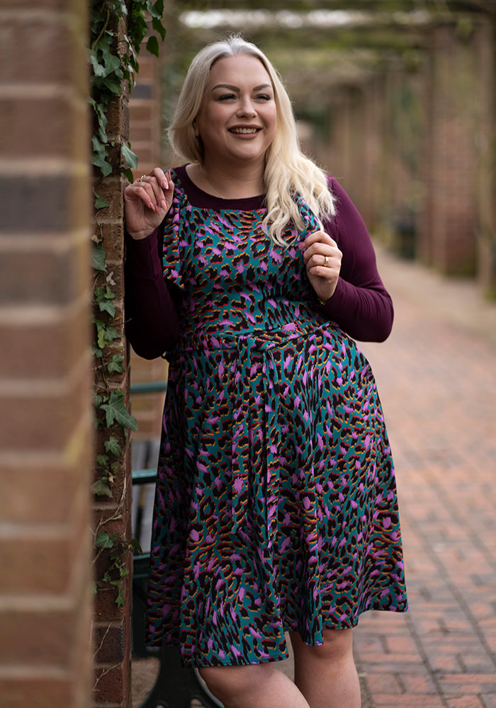 Tamar Animal Print Pinafore
