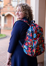 Poppy Print Rucksack