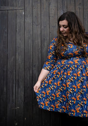 Jasper Red Pandas Print Dress