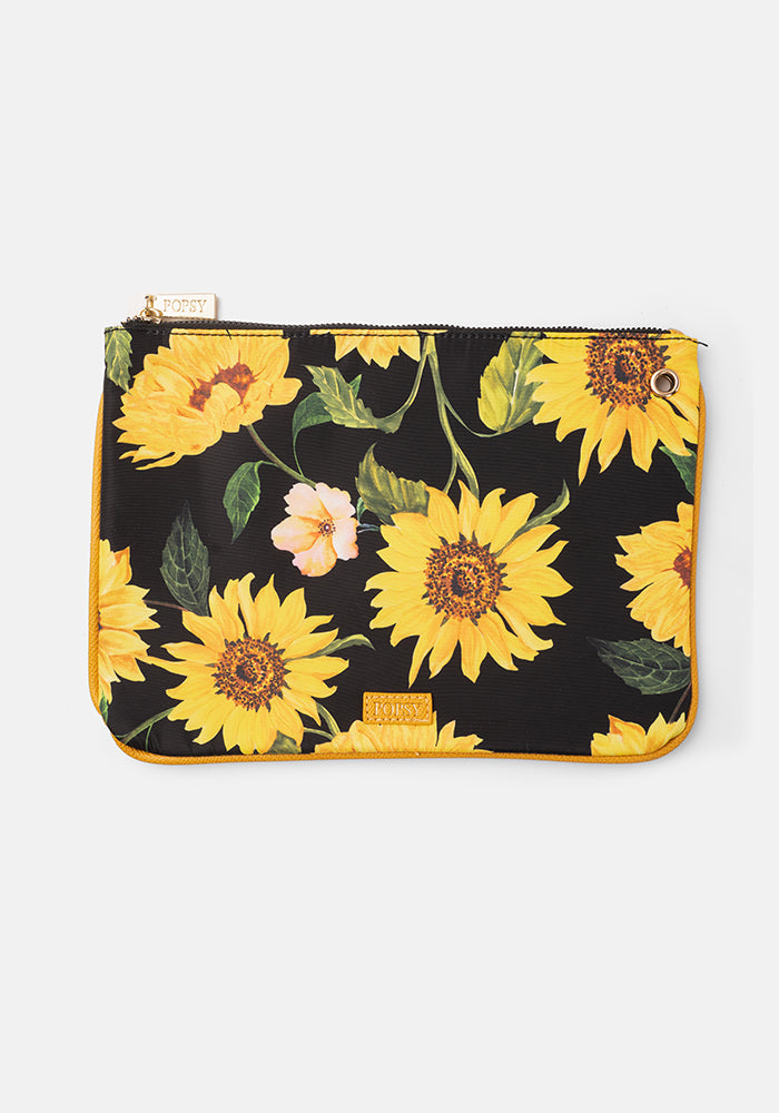 3 Piece Sunflower Print Multi Use Bags