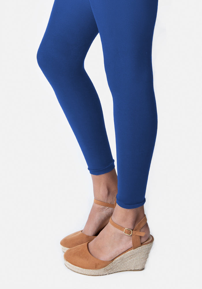 Front view of 50 Denier Premium Footless Tights (Surf)
