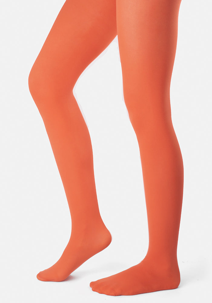 Front view of 50 Denier Premium Tights (Pumpkin)