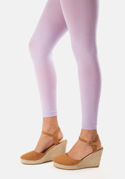 Premium 50 Denier Footless Tights Lilac