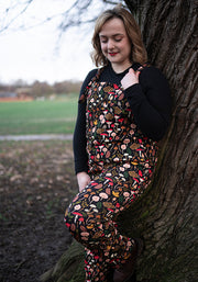 Jordan Mushroom & Toadstool Print Dungaree