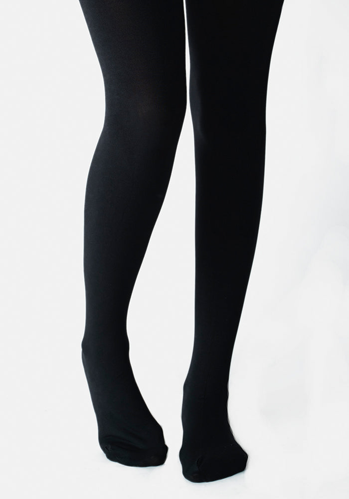 Front view of Premium 80 Denier Tights Black