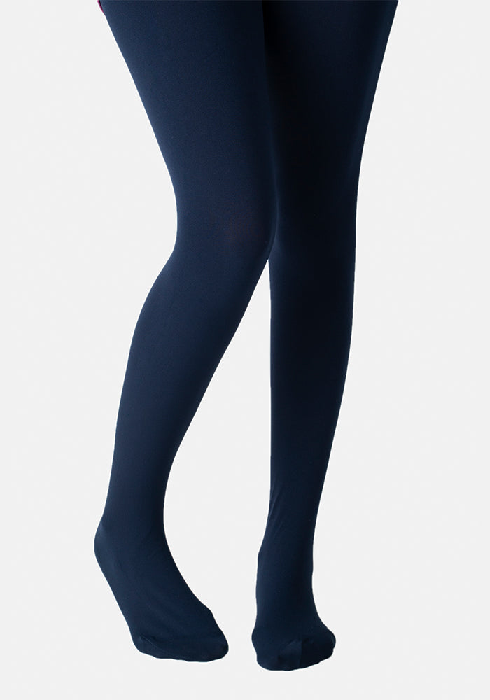 Front view of Premium 80 Denier Tights Navy