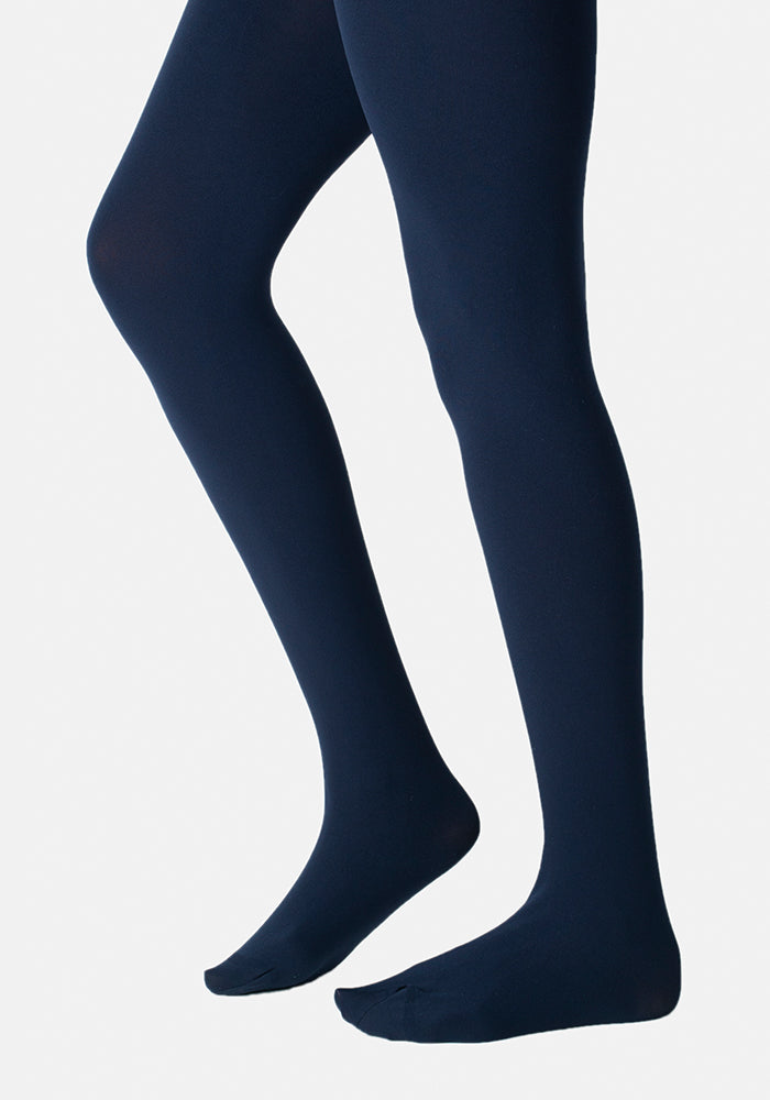 Second angle of Premium 80 Denier Tights Navy