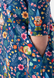 Children's Garden Gnome Print Dress (Adan)