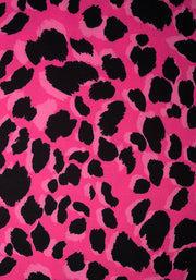 Adina Pink Animal Print Dress