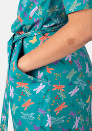 Aeryn Multicoloured Dragonfly Print Dress