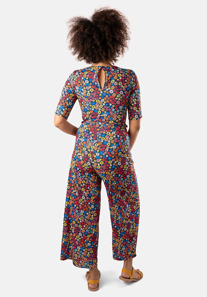 Albany Bright Floral Print Jumpsuit