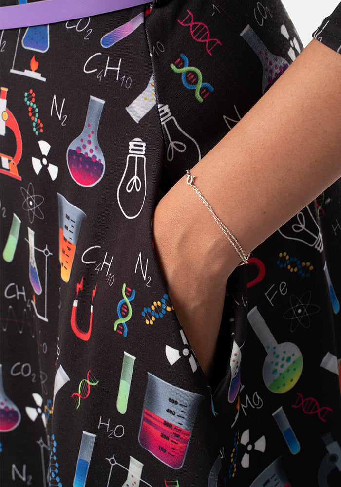 Albert Science Print Dress