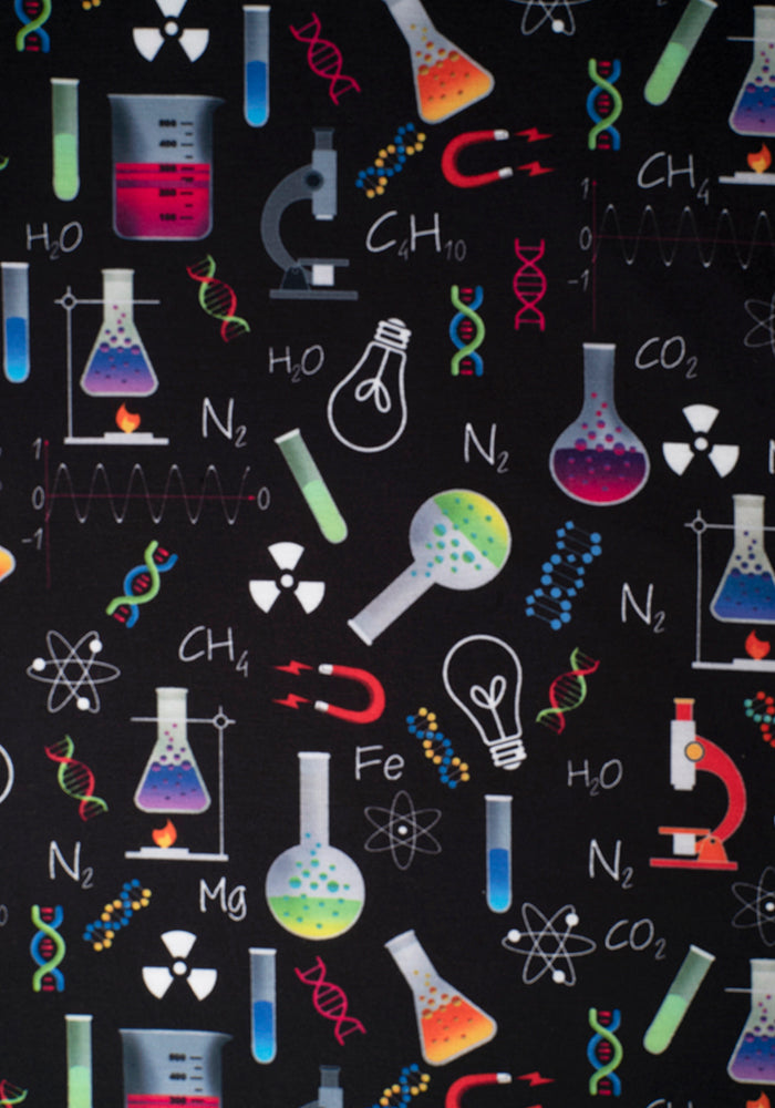 Albert Science Print Dress