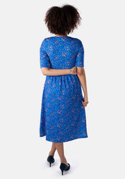 Alexia Cluster Spot Print Midi Dress