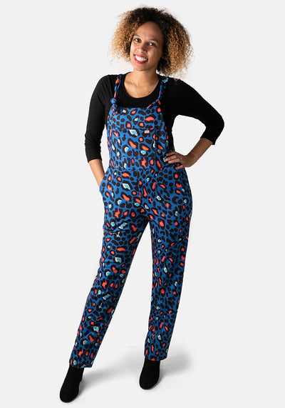 Amara Animal Print Dungaree & Top