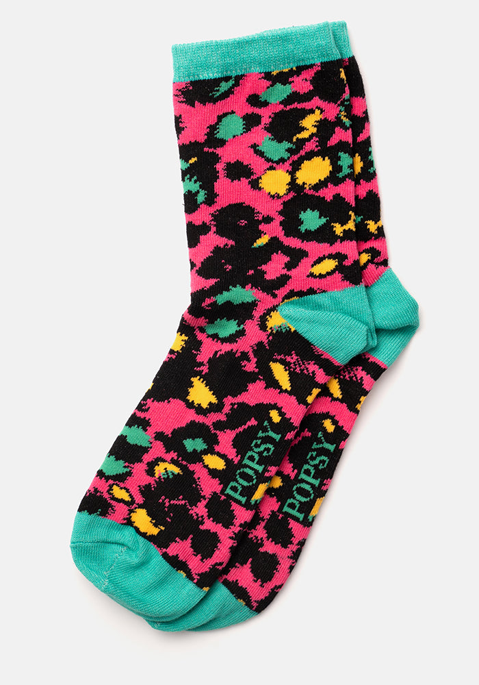 3 Pack Dinosaur, Animal & Spot Knit Socks
