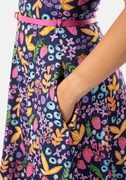 Annalise Painted Strawberry Print Dress