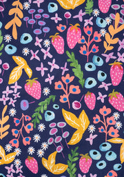 Annalise Painted Strawberry Print Dress