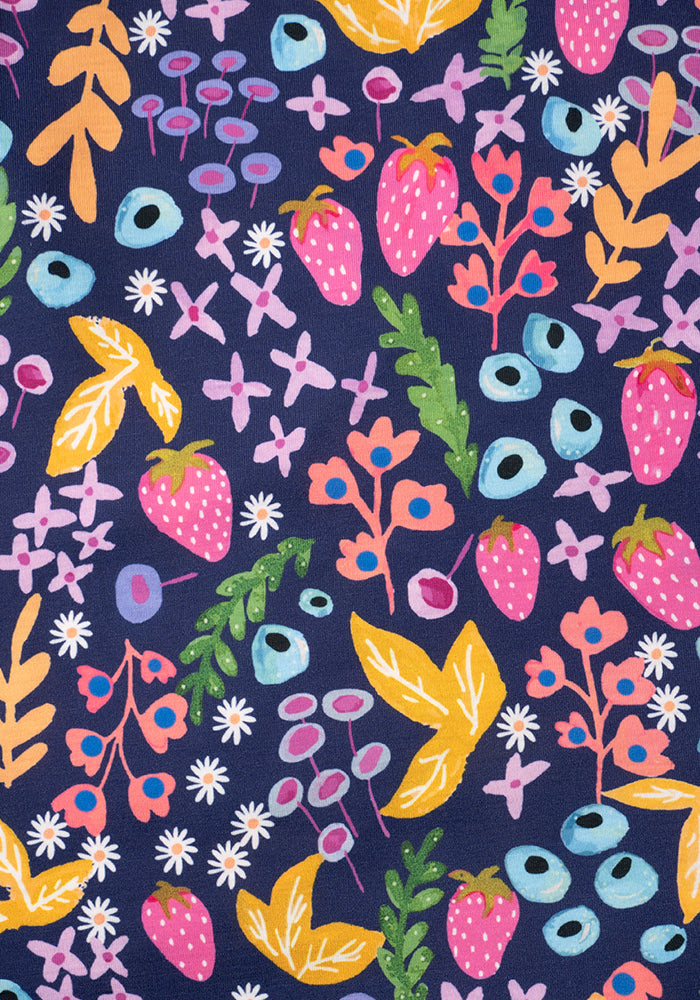 Annalise Painted Strawberry Print Dress