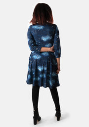 Anniki Night Sky Print Dress