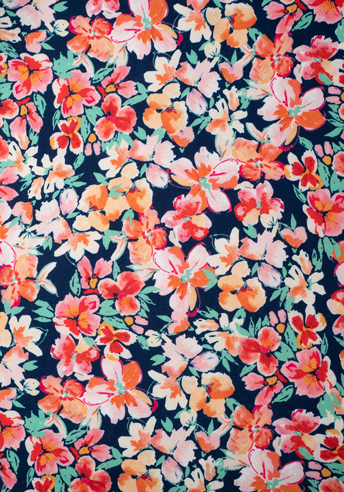 Ariana Romantic Floral Print Dress