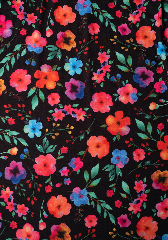 Arrisa Watercolour Floral Print Dress