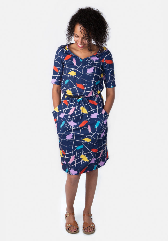 Kimberley Sketch Print Dress
