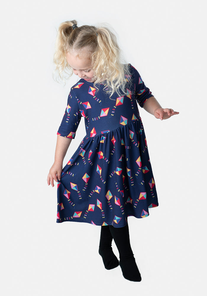 Ashlyn Children's Kite Print Dress