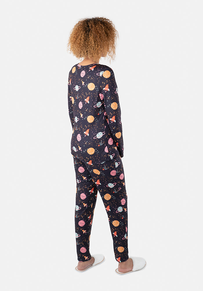 Astro Space Print Pyjama Set