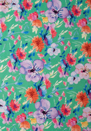 Avaya Watercolour Mini Floral Print Dress