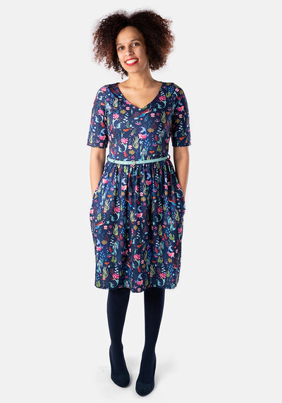 Azalea Mermaid Print Dress