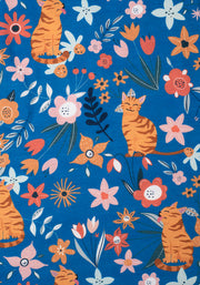 Azrael Cat & Floral Print Dress
