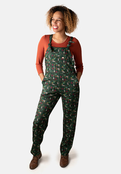 Becca Rabbit Print Dungaree & Top