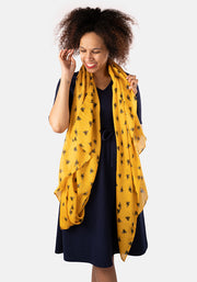 Bee Print Scarf