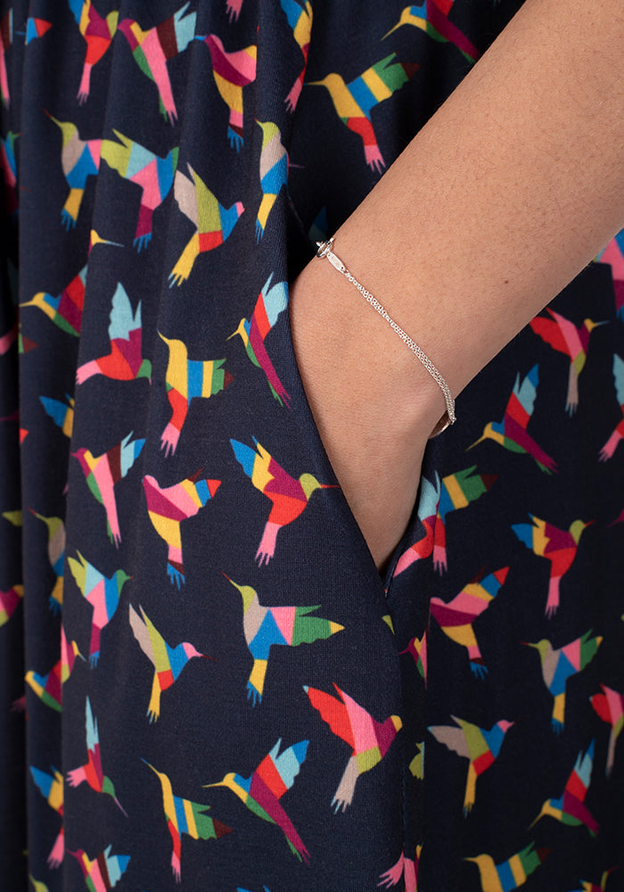 Berkley Multi Coloured Bird Print Dress