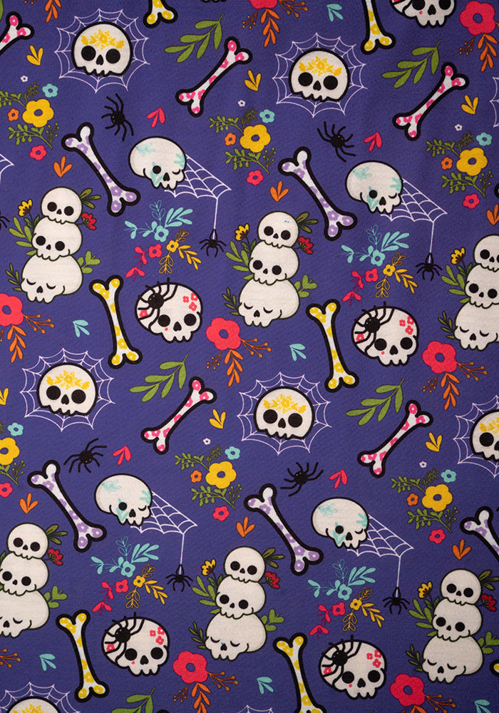 Bernia Skulls & Bones Print Dress