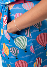 Bethan Hot Air Balloon Print Dress